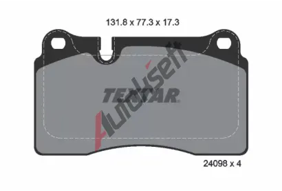 TEXTAR Sada brzdovch destiek TXT 2409801, 2409801