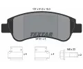 TEXTAR Sada brzdovch destiek ‐ TXT 2410101