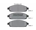 TEXTAR Sada brzdovch destiek kotouov brzdy ‐ TXT 2425001