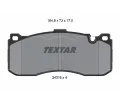 TEXTAR Sada brzdovch destiek ‐ TXT 2431601