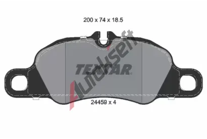 TEXTAR Sada brzdovch destiek TXT 2445901, 2445901