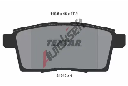 TEXTAR Sada brzdovch destiek TXT 2454501, 2454501