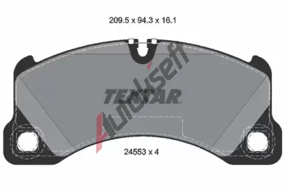 TEXTAR Sada brzdovch destiek TXT 2455301, 2455301