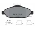 TEXTAR Sada brzdovch destiek ‐ TXT 2466001