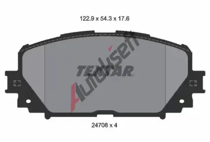 TEXTAR Sada brzdovch destiek TXT 2470801, 2470801