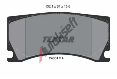 TEXTAR Sada brzdových destiček TXT 2485101, 2485101  TEXTAR Sada brzdových destiček TXT 2485101, 2485101
