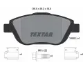 Sada brzdovch destiek TEXTAR ‐ TXT 2488301