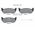 TEXTAR Sada brzdovch destiek ‐ TXT 2489803