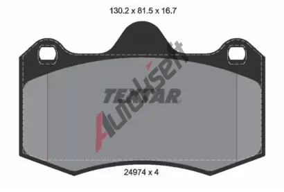 TEXTAR Sada brzdovch destiek TXT 2497401, 2497401