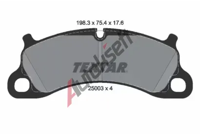 TEXTAR Sada brzdovch destiek TXT 2500301, 2500301