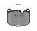TEXTAR Sada brzdovch destiek ‐ TXT 2502801