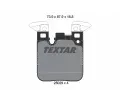 TEXTAR Sada brzdovch destiek ‐ TXT 2502901