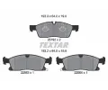 TEXTAR Sada brzdovch destiek Q+ ‐ TXT 2519209
