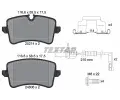 TEXTAR Sada brzdovch destiek ‐ TXT 2521402