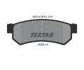Sada brzdovch destiek TEXTAR ‐ TXT 2523201