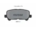 Sada brzdovch destiek TEXTAR ‐ TXT 2543403