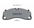 Sada brzdovch destiek TEXTAR ‐ TXT 2556601