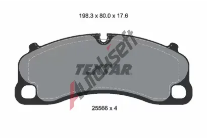 TEXTAR Sada brzdovch destiek TXT 2556601, 2556601