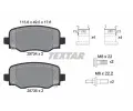 TEXTAR Sada brzdovch destiek Q+ ‐ TXT 2573401