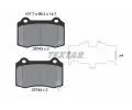 TEXTAR Sada brzdovch destiek ‐ TXT 2574301