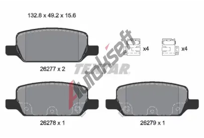 TEXTAR Sada brzdov�ch desti�ek Q+ TXT 2627701, 2627701