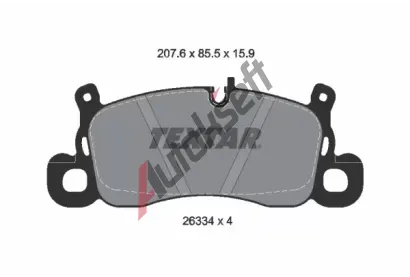 TEXTAR Sada brzdov�ch desti�ek Q+ TXT 2633401, 2633401