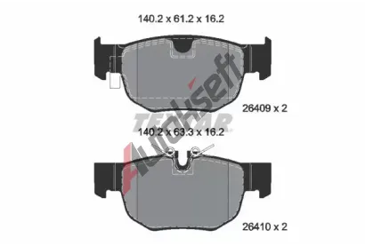 TEXTAR Sada brzdov�ch desti�ek Q+ TXT 2640901, 2640901