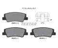 Sada brzdovch destiek TEXTAR ‐ TXT 2648401
