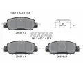 TEXTAR Sada brzdovch destiek Q+ TXT 2653601, 2653601
