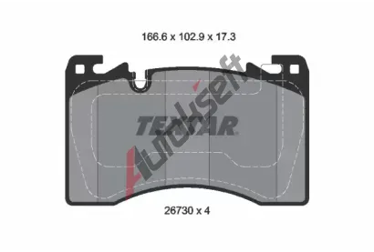 TEXTAR Sada brzdovch destiek TXT 2673001, 2673001