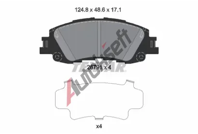 TEXTAR Sada brzdov�ch desti�ek TXT 2679101, 2679101