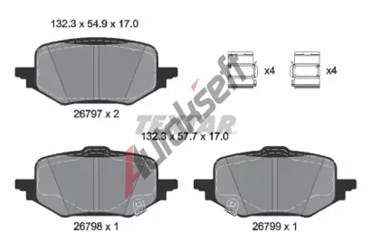 TEXTAR Sada brzdov�ch desti�ek Q+ TXT 2679701, 2679701