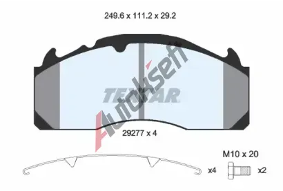 TEXTAR Sada brzdov�ch desti�ek TXT 2927705, 2927705