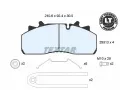 TEXTAR Sada brzdovch destiek Lightweight Technology TXT 2931302, 2931302