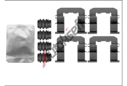 TEXTAR Sada příslušenství obložení kotoučové brzdy TXT 82539600, 82539600 TEXTAR Sada příslušenství obložení kotoučové brzdy TXT 82539600, 82539600