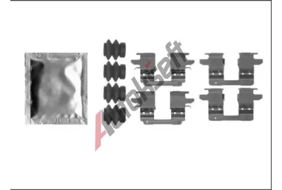 TEXTAR Sada p��slu�enstv� oblo�en� kotou�ov� brzdy TXT 82539900, 82539900