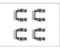 Sada psluenstv obloen kotouov brzdy TEXTAR ‐ TXT 82540000