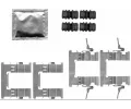 TEXTAR Sada psluenstv obloen kotouov brzdy ‐ TXT 82546400