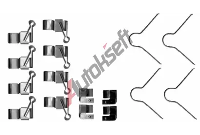 TEXTAR Sada příslušenství obložení kotoučové brzdy TXT 82547400, 82547400 TEXTAR Sada příslušenství obložení kotoučové brzdy TXT 82547400, 82547400