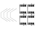Sada psluenstv obloen kotouov brzdy TEXTAR ‐ TXT 82549400