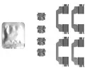 Sada psluenstv obloen kotouov brzdy TEXTAR ‐ TXT 82553000