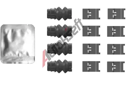 TEXTAR Sada příslušenství obložení kotoučové brzdy TXT 82553100, 82553100 TEXTAR Sada příslušenství obložení kotoučové brzdy TXT 82553100, 82553100