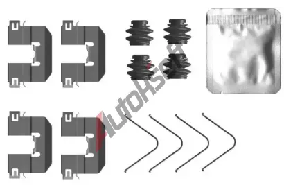 TEXTAR Sada příslušenství obložení kotoučové brzdy TXT 82556300, 82556300 TEXTAR Sada příslušenství obložení kotoučové brzdy TXT 82556300, 82556300