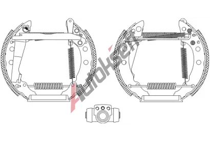 TEXTAR Sada brzdovch elist Shoe Kit Pro TXT 84018200, 84018200