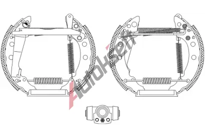 TEXTAR Sada brzdovch elist Shoe Kit Pro TXT 84018202, 84018202