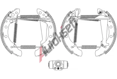 TEXTAR Sada brzdovch elist Shoe Kit Pro TXT 84018301, 84018301