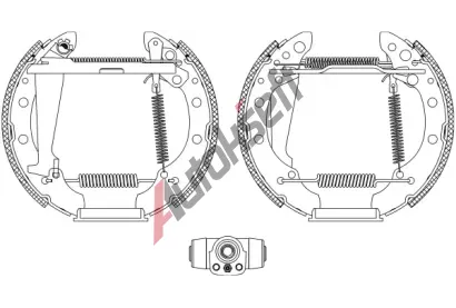 TEXTAR Sada brzdovch elist Shoe Kit Pro TXT 84044700, 84044700