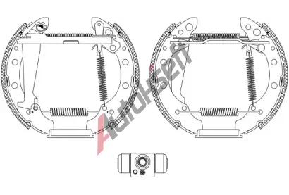 TEXTAR Sada brzdovch elist Shoe Kit Pro TXT 84044703, 84044703