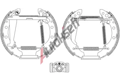 TEXTAR Sada brzdovch elist Shoe Kit Pro TXT 84044705, 84044705