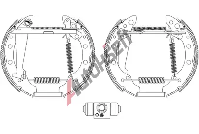 TEXTAR Sada brzdovch elist Shoe Kit Pro TXT 84044706, 84044706
